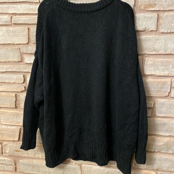 Zara oversize granny square crochet sweater Size M - Picture 7 of 9